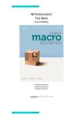 Test bank for principles of macroeconomics 6th edition mankiw