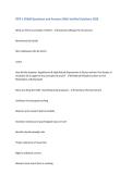 FIPP 1 EXAM Questions and Answers With Verified Solutions 2026