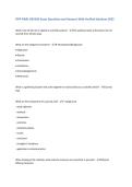 FIPP FINAL REVIEW Exam Questions and Answers With Verified Solutions 2026