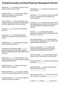Entrepreneurship and Small Business Management Review