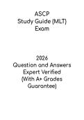 ASCP MLT Exam Study Guide &vert; Medical Laboratory Technician Practice Test PDF