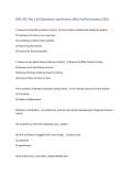HIEU 201 Test 1 &lpar;LU&rpar; Questions and Answers With Verified Solutions 2026&period; Exam Questions and Correct Answers With 100&percnt; Correct Answers &vert; Latest 2026 &vert; 