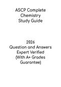 ASCP Complete Chemistry Study Guide &vert; Clinical Laboratory Chemistry Exam Prep PDF