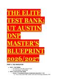 Elite Nursing Test Bank 2026&sol;2027&colon; UT Austin DNP Blueprint & CURRENT Medical Diagnosis and Treatment &lpar;63rd Edition&rpar; Updates