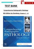 Test Bank For Comprehensive Radiographic Pathology 7th Edition By Eisenberg