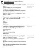 Fitzgerald Pharmacology Midterm Practice Exam Questions & Answers Test QUESTIONS AND VERIFIED SOLUTIONS &vert;2026&vert; ELABORATED &DETAILED ANSWERS&excl;&excl;