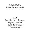 ADEX OSCE Exam Study Set &vert; Dental Clinical Skills Practice PDF