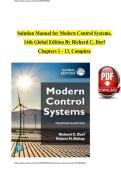 Modern control systems solution manual