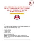 ABYC CORROSION 2026 &vert; MARINE TECHNICIAN  STUDY & CERTIFICATION GUIDE QUESTIONS  AND 100&percnt; VERIFIED ANSWERS WITH  RATIONALES GRADED A&plus; 