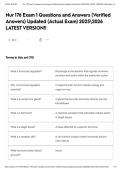 Nur 176 Exam 1 Questions and Answers &lpar;Verified Answers&rpar; Updated &lpar;Actual Exam&rpar; 20252026 LATEST VERSION&excl;&excl;