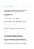 Lewis - Chapter 27&colon; Nursing Management&colon; Burns Exam Questions and Answers With Verified Solutions 2026