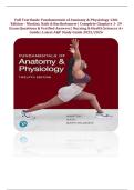 Full Test Bank&colon; Fundamentals of Anatomy & Physiology 12th Edition &ndash; Martini&comma; Nath & Bartholomew &vert; Complete Chapters 1- 29 Exam Questions & Verified Answers &vert; Nursing & Health Sciences A&plus; Guide &vert; Latest A&P Study Guide 2025&sol;2026