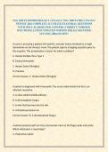 NSG 3280 PATHOPHYSIOLOGY 1 EXAM 2 &sol; NSG 3280 PATHO 1 EXAM 2 NEWEST 2026 COMPLETE ACCURATE EXAM REAL QUESTIONS WITH WELL ELABORATED ANSWERS &lpar;CORRECT VERIFIED SOLUTIONS&rpar; LATEST UPDATED VERSION 2026 &vert;GUARANTEED SUCCESS&period; &vert;BRAND NEW&excl;