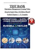 operations management creating value along the supply chain 9th edition&period;