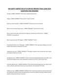 NHI SAFETY INSPECTION OF IN SERVICE BRIDGES FINAL EXAM 2026 QUESTIONS AND ANSWERS