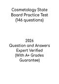 Cosmetology State Board Practice Test &vert; 146 Questions PDF