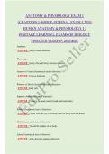 ANATOMY & PHYSIOLOGY EXAM 1 &lpar;CHAPTERS 1-4&rpar;&vert;BIOD 152 FINAL EXAM 1 2026&vert; HUMAN ANATOMY & PHYSIOLOGY 1 &vert; PORTAGE LEARNING&comma; EXAMS OF BIOLOGY UPDATED VERSION 2025&sol;2026