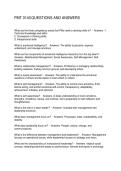 PMT 0140 QUESTIONS AND ANSWERS