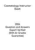 Cosmetology Instructor Exam &vert; Study Guide and Practice PDF