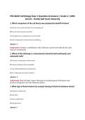 PCB 3023C Cell Biology Exam 1 Questions & Answers &vert; Grade A &vert; 100&percnt;  Correct - Florida Gulf Coast University