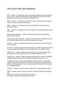 PMT QUESTIONS AND ANSWERS