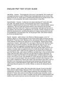 ENGLISH PMT TEST STUDY GUIDE