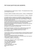 PMT EXAM QUESTIONS AND ANSWERS