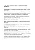 PMT TEST SECTION 3 UNIT 2 QUESTIONS AND ANSWERS