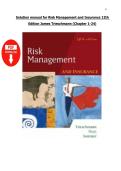  Risk Management And Insurance 12th Edition Solution Manual   James Trieschmann Sandra Gustavson Sandra Gustavson&comma; Robert Hoyt Sandra Gustavson&comma; Robert Hoyt&comma; David Sommer