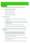 WGU C458 Health&comma; Wellness & Fitness Exam Prep &ndash; 160&plus;  Questions &vert; Real Questions & Accurate Answers &vert; Latest  2026 Edition