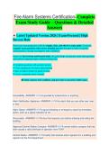 Fire Alarm Systems Certification Complete Study Guide 2026&sol;2027 &vert; 150&plus; Q&A Verified Answers