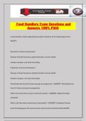 Food Handlers Exam Questions and Answers 100&percnt; PASS