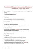 ICC California UST Inspector Exam Questions With Complete Solutions 100&percnt; Correct Latest Update 2026&sol;2027