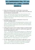 BSG COMPREHENSIVE FINAL TEST 2026 QUESTIONS WITH CORRECT ANSWERS GRADED A&plus;