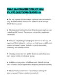 BUAD 304 EXAMINATION SET 2026 SOLVED QUESTIONS GRADED A&plus;