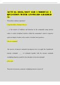 ACTUAL 2026&sol;2027 SSD 4 MODULE 4 QUESTION WITH ANSWERS GRADED A