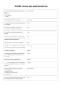 REHS&sol;RS Radiation Uses and Protection Quiz &vert; 2026