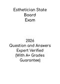 Esthetician State Board Exam PDF &ndash; Study Guide & Practice Questions for Licensing Prep