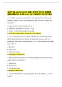 ACTUAL 2026&sol;2027 ACLS POST TEST WITH QUESTIONS AND100&percnt; ACCURATE ANSWERS