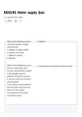 REHS&sol;RS Water supply Quiz &vert; 2026 