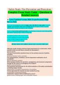 Fire Prevention & Safety Study Guide 2026&sol;2027 &vert; 150&plus; Q&A Verified Answers