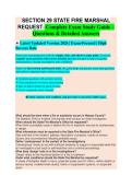 State Fire Marshal Request Procedures &lpar;Section 29&rpar; Study Guide 2026&sol;2027 &vert; 150&plus; Q&A Verified Answers