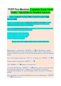 TCFP Fire Marshal Certification Study Guide 2026&sol;2027 &vert; 150&plus; Q&A Verified Answers