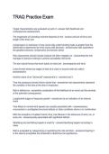 TRAQ Practice Exam Questions and Answers 2026