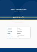 SSL2601 ASSIGNMENT 2 2026 SEMESTER 1&lpar;365766 &rpar; DUE APRIL 2026