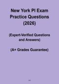 New York Private Investigator Exam &vert; Practice Questions & Study Guide &lpar;PDF&rpar;
