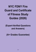 NYC FDNY Fire Guard & Certificate of Fitness &vert; Study Guide & Practice Questions &lpar;PDF&rpar;