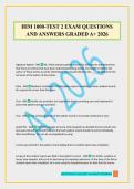 HIM 1000-TEST 2 EXAM QUESTIONS AND ANSWERS GRADED A&plus; 2026