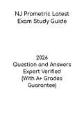 NJ Prometric Latest Exam Study Guide PDF &ndash; Updated Practice Questions & Test Prep