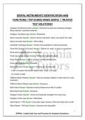 DENTAL INSTRUMENTS IDENTIFICATION AND FUNCTIONS&vert; TOP SCORES MADE SIMPLE &vert; TRUSTED TEST SOLUTIONS&excl;